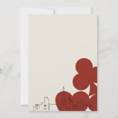 Invitation Dîner de répétition du Mariage de Las Vegas Skylin (Dos)