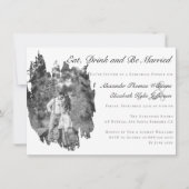 Invitation Dîner de répétition du Mariage de photos de Bruxel (Devant)