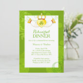 Invitation Dîner de répétition du Mariage irlandais Claddagh  (Debout devant)