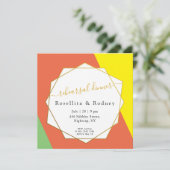 Invitation Dîner de répétition du Mariage numérique en été (Debout devant)