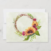 Invitation Dîner de répétition du printemps rose des tourneso (Dos)