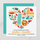 Invitation Dîner de répétition du restaurant italien (Devant / Derrière)