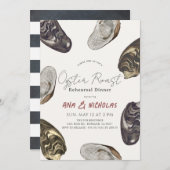Invitation Dîner de répétition du rôti d'huître (Devant / Derrière)