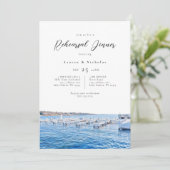 Invitation Dîner de répétition du Wisconsin Lake Geneva (Debout devant)