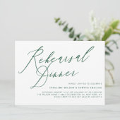 Invitation Dîner de répétition écologique (Debout devant)