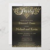 Invitation Dîner de répétition | Élégance moderne (Devant)