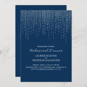 Invitation Dîner de répétition élégant (Devant / Derrière)