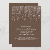 Invitation Dîner de répétition élégant (Devant / Derrière)