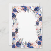 Invitation Dîner de répétition élégant et moderne (Dos)