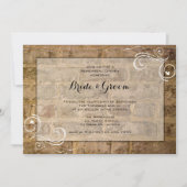 Invitation Dîner de répétition en briques chic industrielles (Devant)