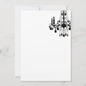 Invitation Dîner de répétition en salle de grand bal Invitati (Dos)