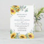 Invitation Dîner de répétition Eucalyptus (Debout devant)