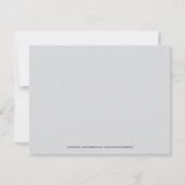 Invitation Dîner de répétition - Fleurs sauvages & Jar Mason (Dos)