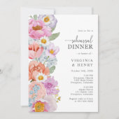 Invitation Dîner de répétition florale (Devant)