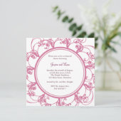 Invitation Dîner de répétition florale (Debout devant)