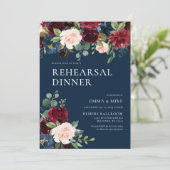 Invitation Dîner de répétition Florale de la Marine Bourgogne (Debout devant)