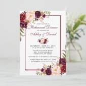 Invitation Dîner de répétition florale en Bourgogne W (Debout devant)