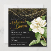 Invitation Dîner de répétition florale moderne et élégant Inv (Devant)