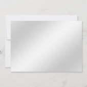 Invitation Dîner de répétition florale rose (Dos)