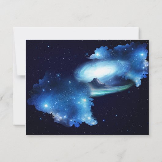 Invitation Dîner de répétition Galaxy-Portal (Dos)