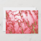 Invitation Dîner de répétition | Géographie d'aquarelle de co (Dos)