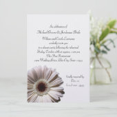 Invitation Dîner de répétition Gerbera Daisy (Debout devant)