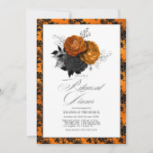 Invitation Dîner de répétition gothique d'Halloween (Devant)