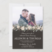 Invitation Dîner de répétition hivernale des fêtes de pin flo (Devant)