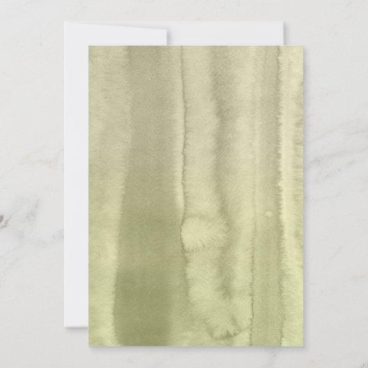 Invitation Dîner de répétition Hydrangée blanche et verdure (Dos)