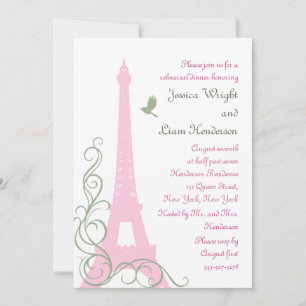 Invitation Dîner de répétition Inséparable