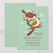 Invitation Dîner de répétition Inséparables (Devant / Derrière)