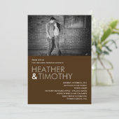 Invitation Dîner de répétition/invitation à la douche (Debout devant)