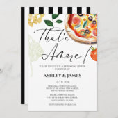 Invitation Dîner de répétition italien Décontracté c'est plus (Devant / Derrière)