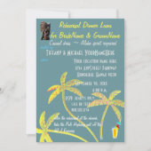 Invitation Dîner de répétition Luau (Devant)