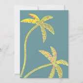 Invitation Dîner de répétition Luau (Dos)