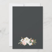 Invitation Dîner de répétition Magnolia Blue Grey (Dos)