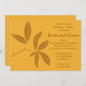 Invitation Dîner de répétition Mariage (Devant / Derrière)