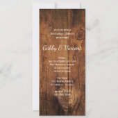 Invitation Dîner De Répétition Mariage À Cheval Boots (Dos)