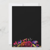 Invitation Dîner de répétition Mariage à l'automne (Dos)