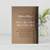 Invitation dîner de répétition mariage de cow-boy du pays occ (Debout devant)