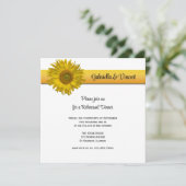 Invitation Dîner de répétition Mariage de la bande de tournes (Debout devant)