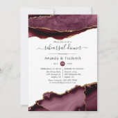 Invitation Dîner de répétition Mariage de la Bourgogne et de  (Devant)