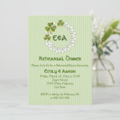 Invitation Dîner de répétition mariage de la couronne et des  (Debout devant)