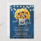 Invitation Dîner de répétition Mariage de la grange de tourne (Devant)