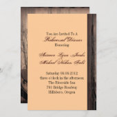 Invitation Dîner de répétition Mariage de l'association Weste (Devant / Derrière)