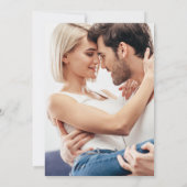 Invitation Dîner de répétition Mariage de l'écriture moderne  (Dos)