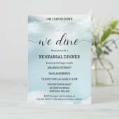 Invitation Dîner de répétition Mariage de rêve Cloud Neuf (Debout devant)
