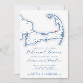 Invitation Dîner de répétition Mariage Décontracté Brewster M (Devant)