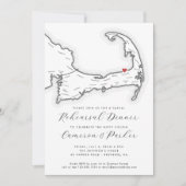 Invitation Dîner de répétition Mariage Décontracté Brewster M (Devant)