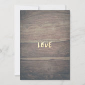 Invitation Dîner de répétition mariage dentelle tournesol boi (Dos)